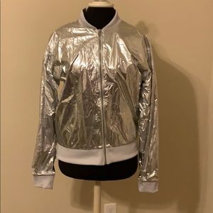 NWT Victoria’s Secret Sport Silver Jacket